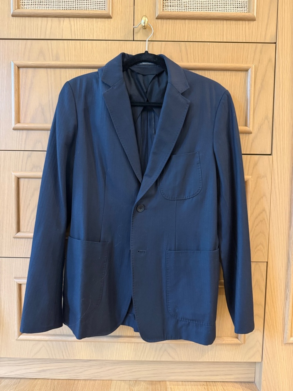 Rag & Bone Navy Blazer - Classic Single-Breasted Jacket